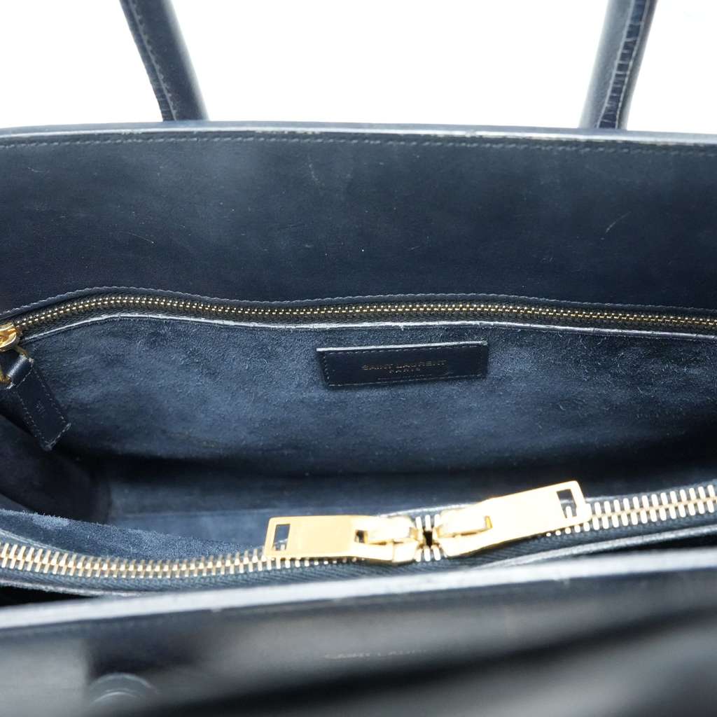 Saint Laurent Sac De Jour In Smooth Leather Small Noir Tote37829902G9W1000 - Image 16