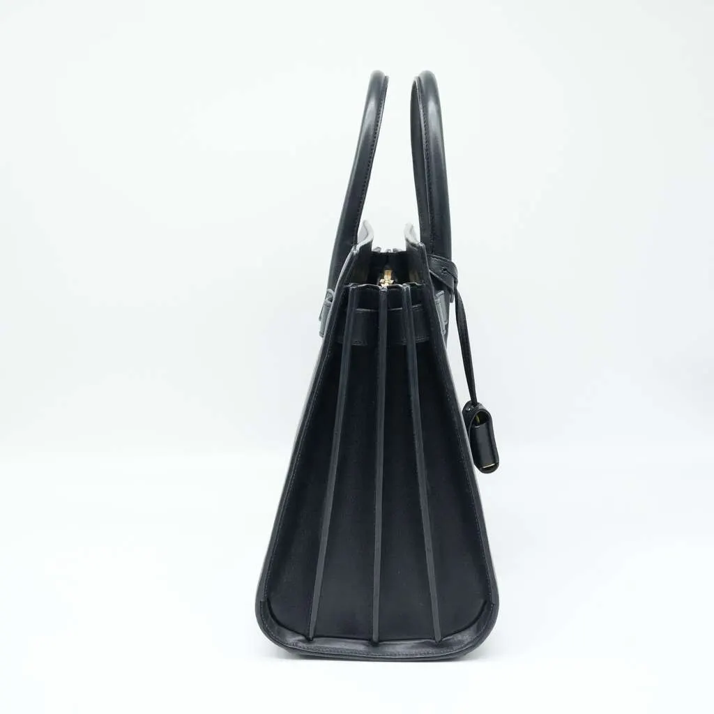 Saint Laurent Sac De Jour In Smooth Leather Small Noir Tote37829902G9W1000 Black Fair - Box View