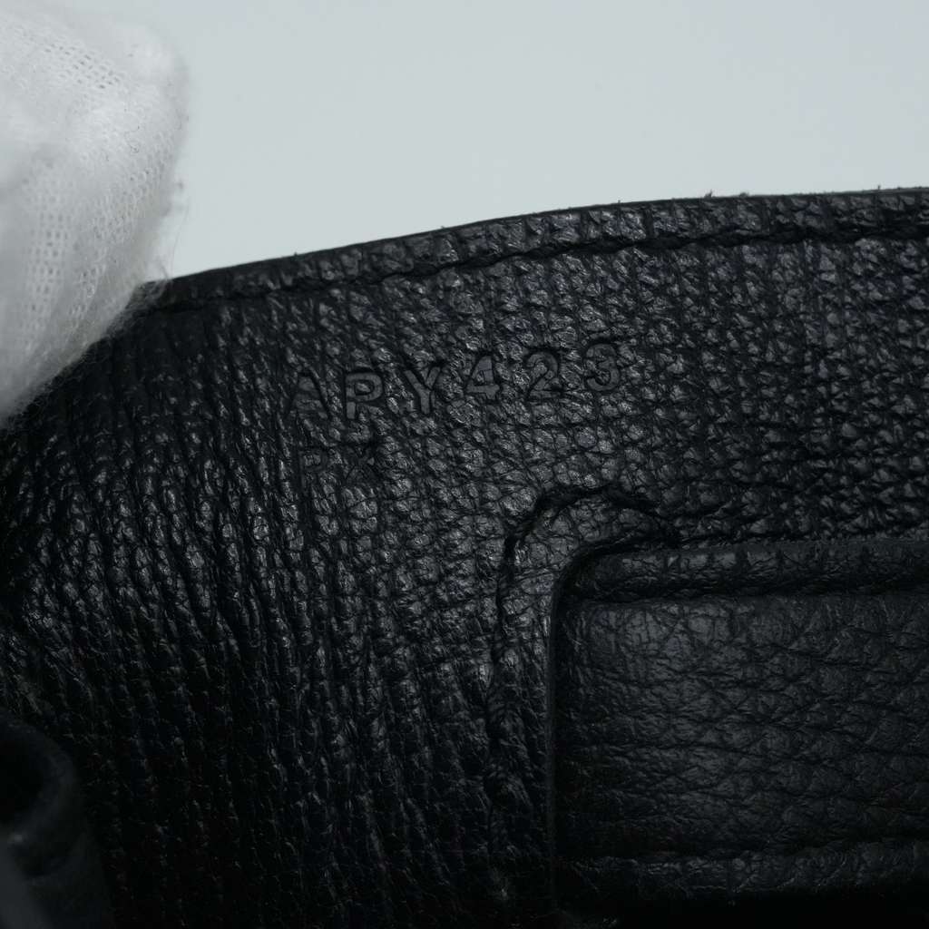 Hermès Kelly 32 Retourne Togo Black PHW PX APY423 - Image 20