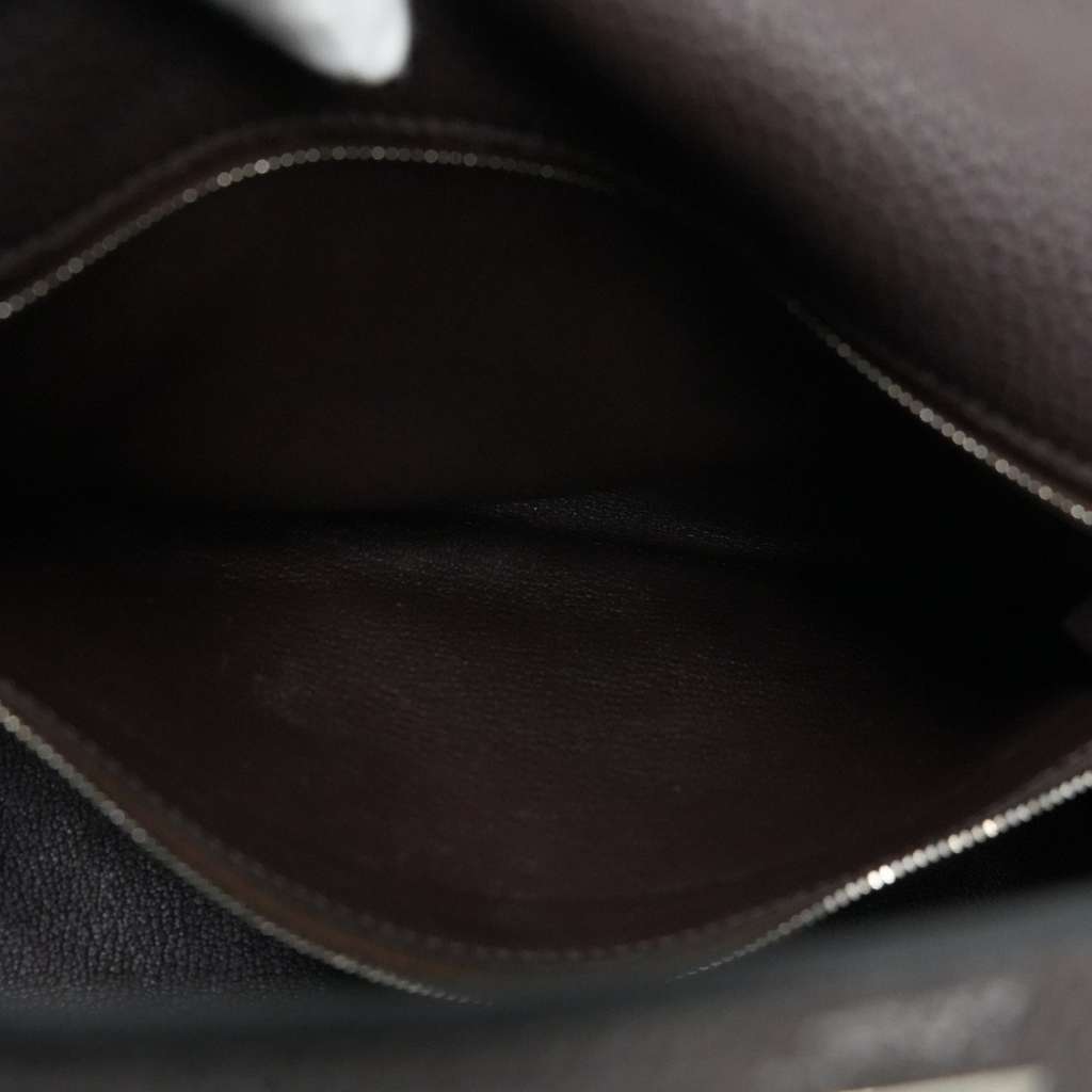 Hermès Kelly 28 Togo Leather Chocolate with PHW 2018 FS CP1730 - Image 13