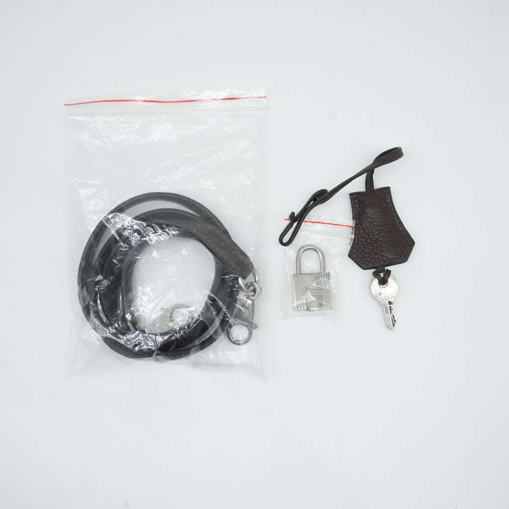 Hermès Kelly 28 Togo Leather Chocolate with PHW 2018 FS CP1730 - Image 20