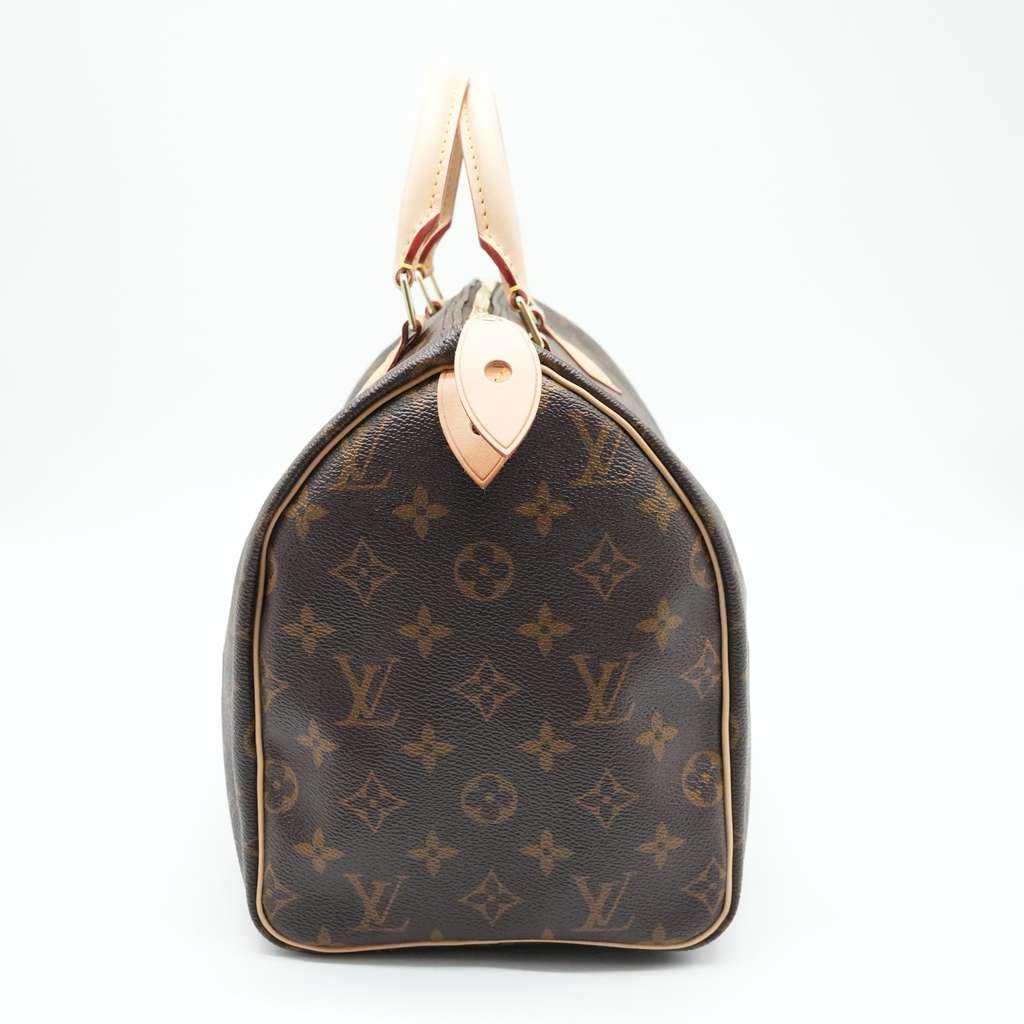 Louis Vuitton Brown Monogram Speedy 30 M41108 - Back view