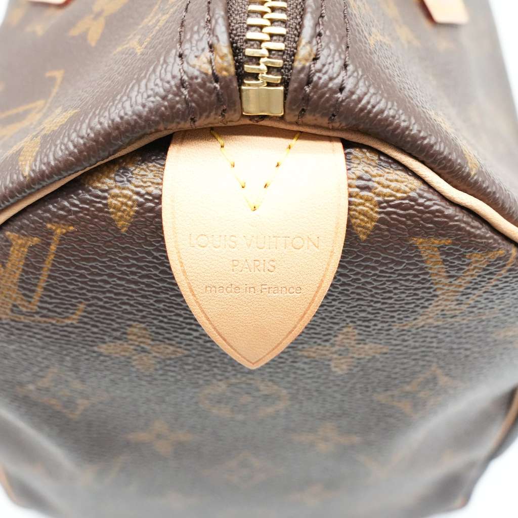 Louis Vuitton Brown Monogram Speedy 30 M41108 - Side view