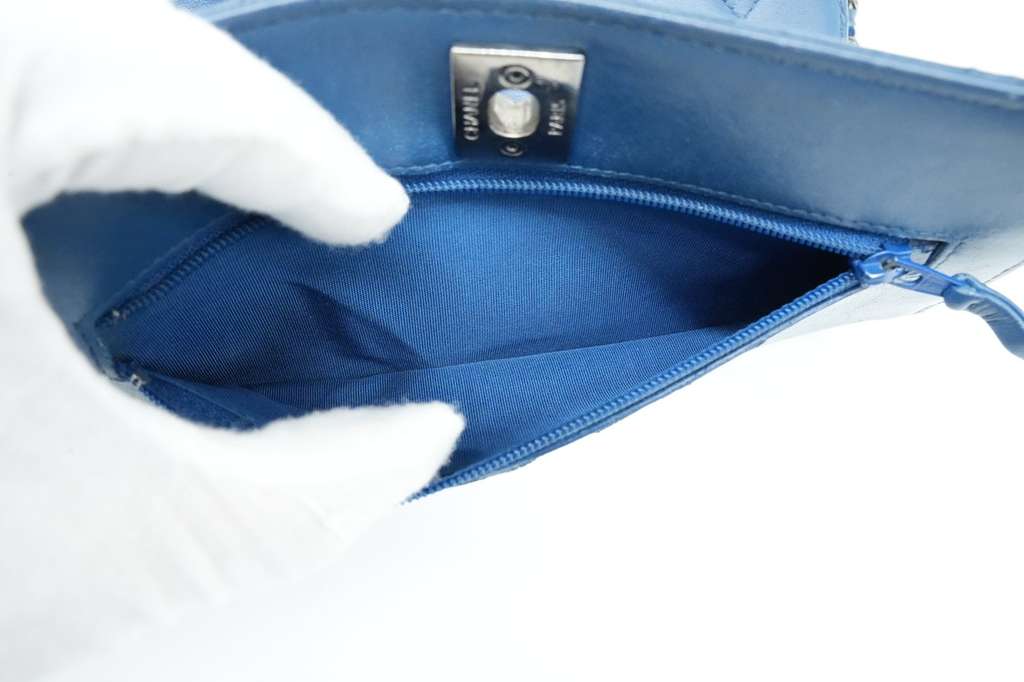 Chanel Trendy CC No Handle Small Flap Shoulder Bag Blue - Image 13