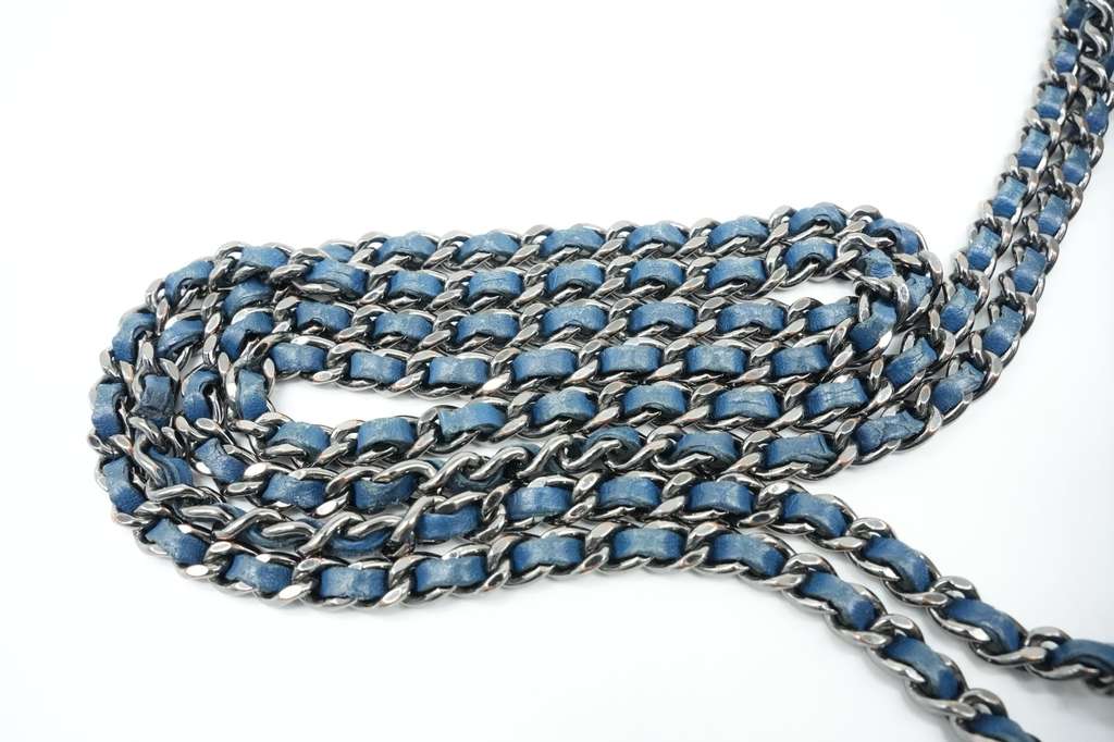 Chanel Trendy CC No Handle Small Flap Shoulder Bag Blue - Image 23