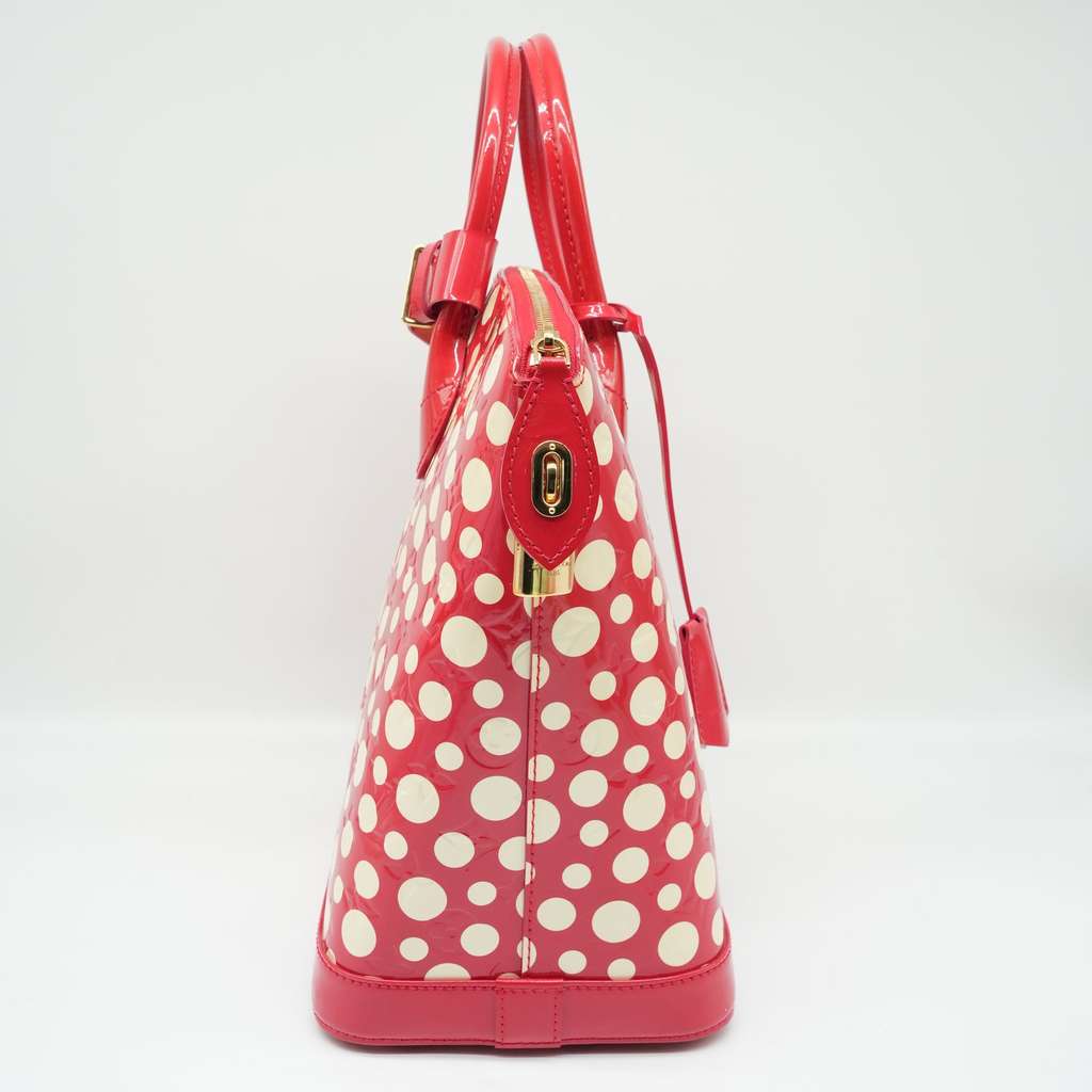 Louis Vuitton Louis Vuitton x Yayoi Kusama Rock It Vernis  MM  M91423 Red - Back view