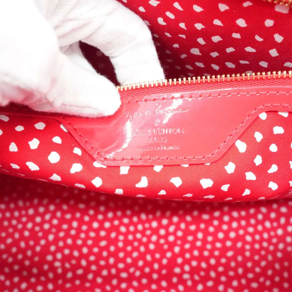 Louis Vuitton Louis Vuitton x Yayoi Kusama Rock It Vernis  MM  M91423 Red - Image 14