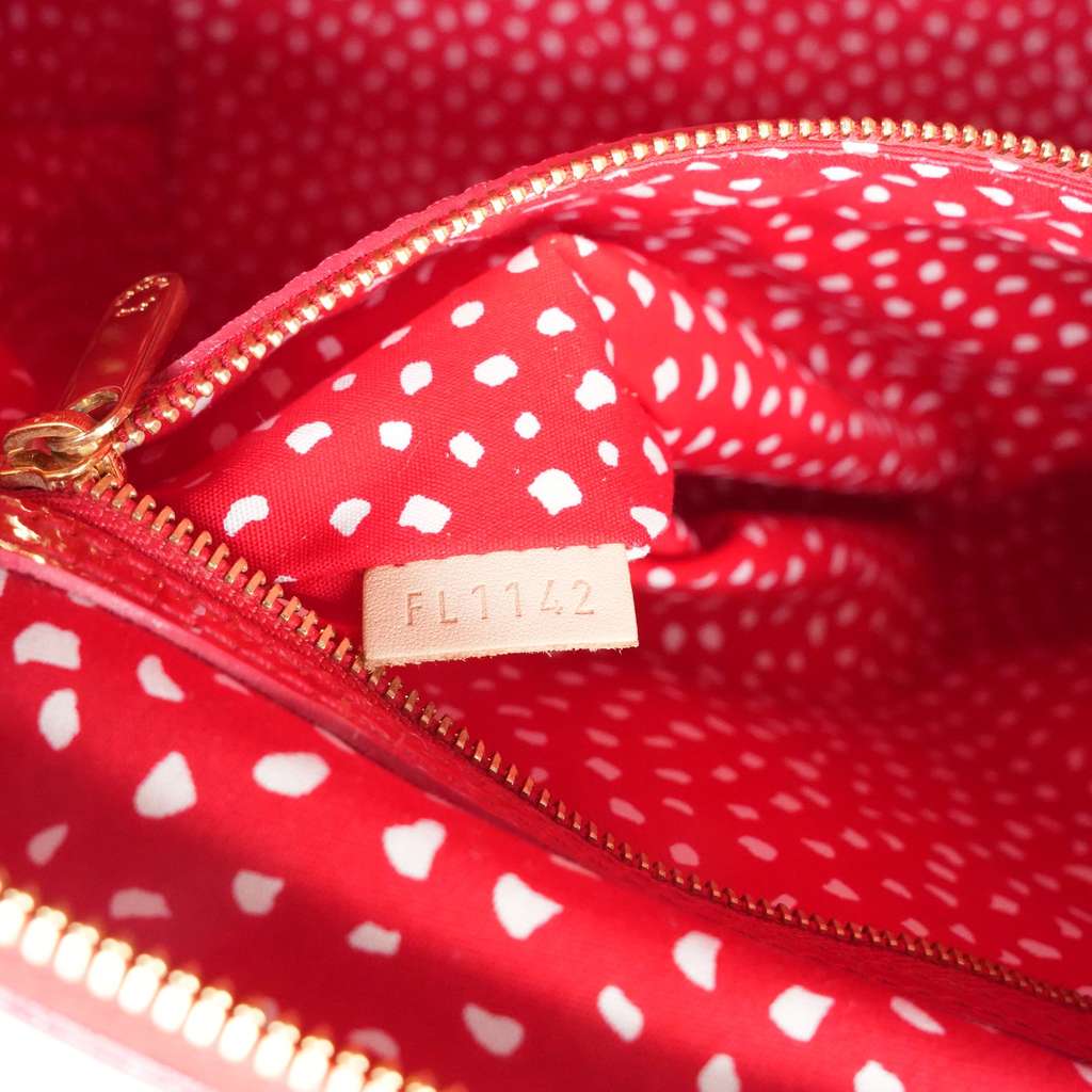 Louis Vuitton Louis Vuitton x Yayoi Kusama Rock It Vernis  MM  M91423 Red - Image 15