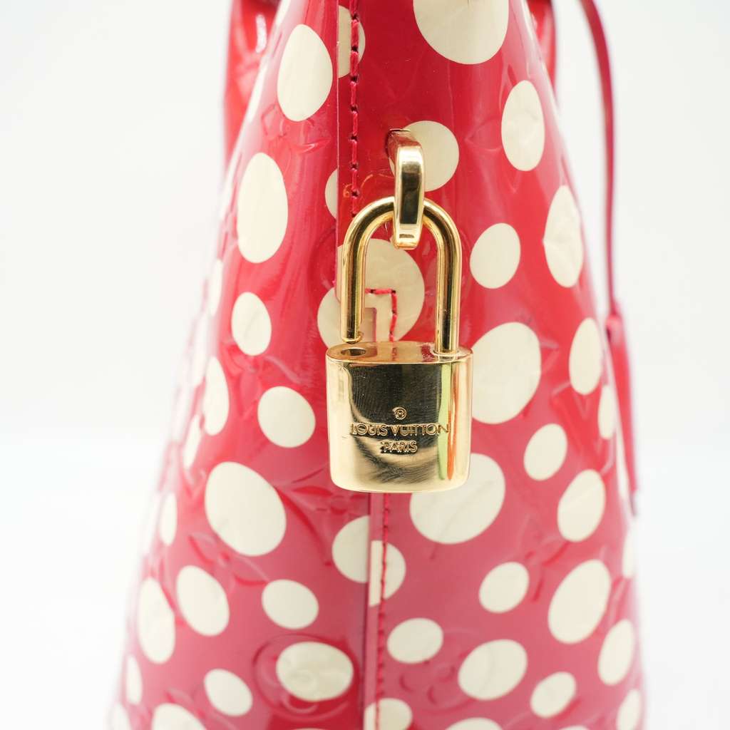 Louis Vuitton Louis Vuitton x Yayoi Kusama Rock It Vernis  MM  M91423 Red - Image 16