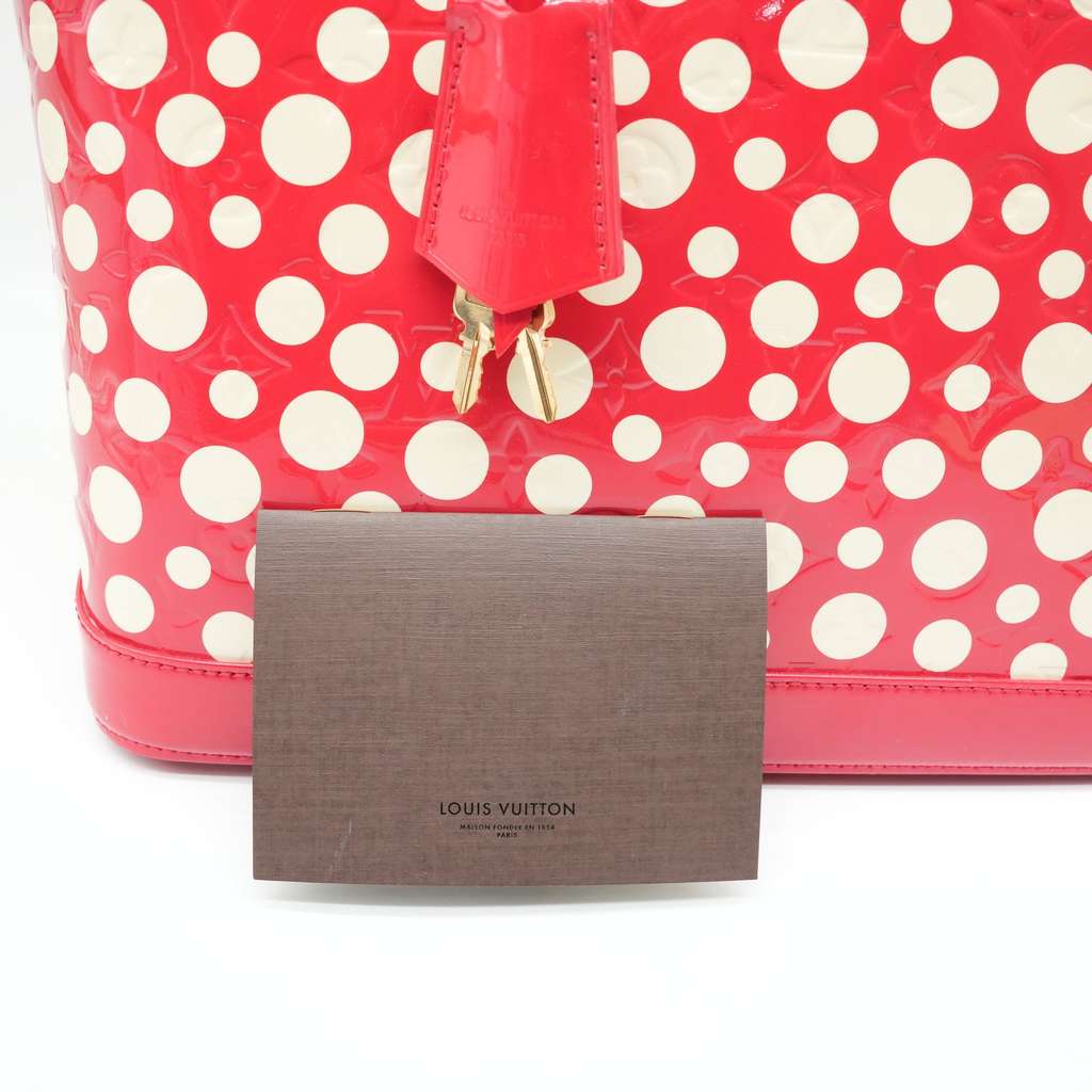 Louis Vuitton Louis Vuitton x Yayoi Kusama Rock It Vernis  MM  M91423 Red - Image 17