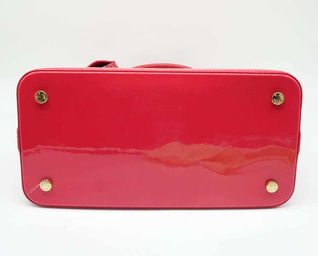 Louis Vuitton Louis Vuitton x Yayoi Kusama Rock It Vernis  MM  M91423 Red - Side view