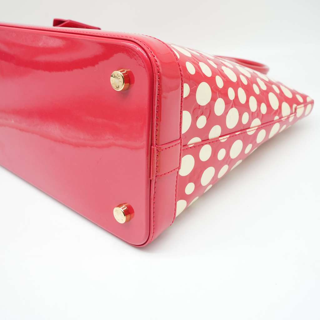 Louis Vuitton Louis Vuitton x Yayoi Kusama Rock It Vernis  MM  M91423 Red - Detail 1