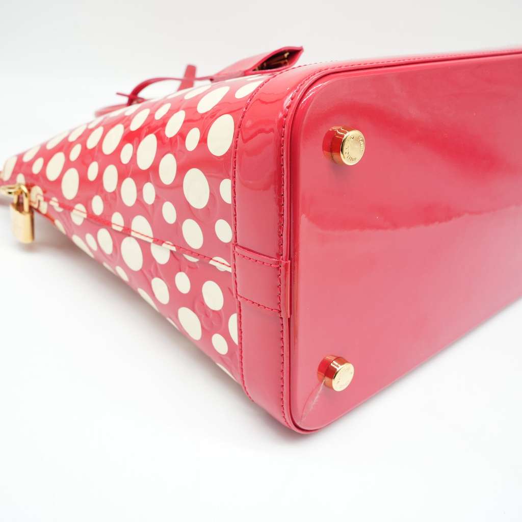 Louis Vuitton Louis Vuitton x Yayoi Kusama Rock It Vernis  MM  M91423 Red - Detail 2