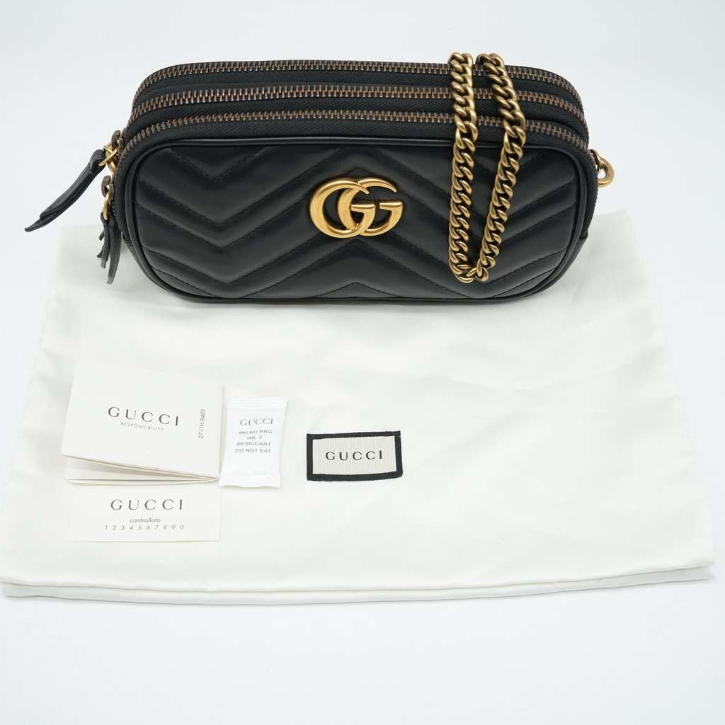Gucci GG Marmont Triple Zip Bag - Image 15