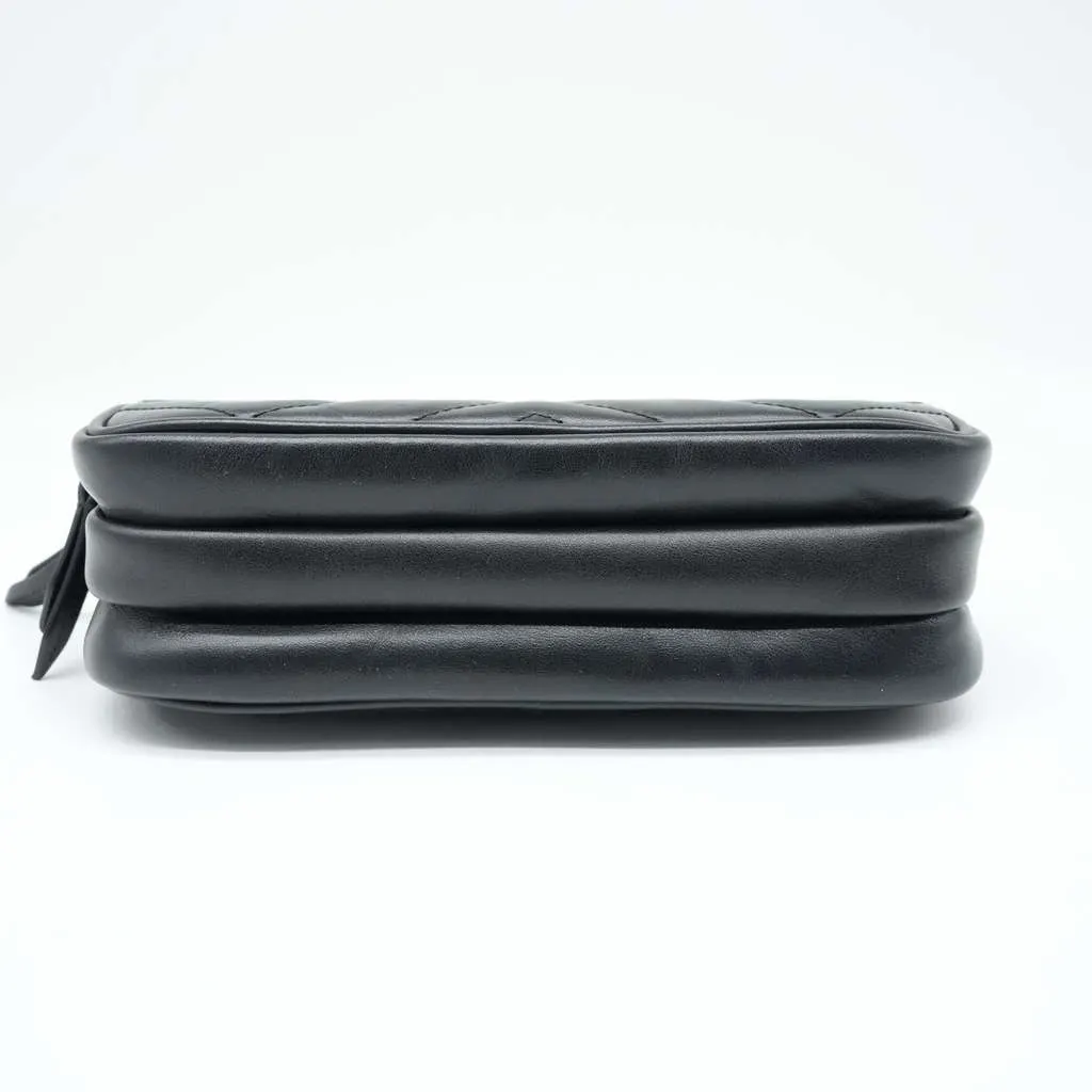 Gucci GG Marmont Triple Zip Bag Black Leather Fair - Box View