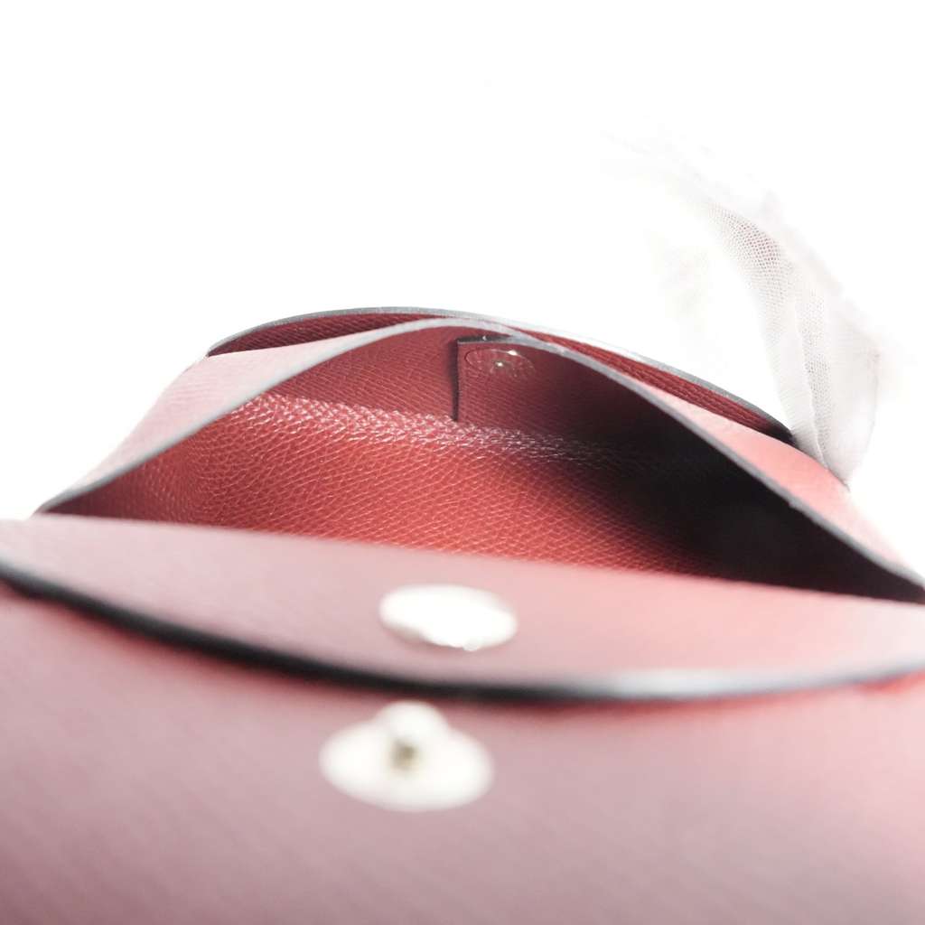 Hermès Calvi Duo Compact Card Holder Rouge H - Image 11