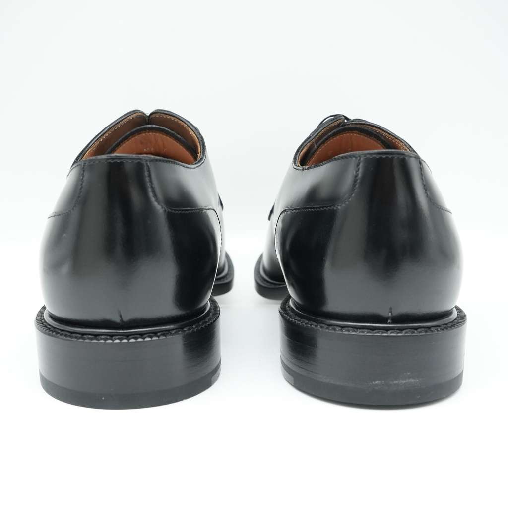 Dior Lace Up Derby Shoes Black Leather Size 44 - Side view