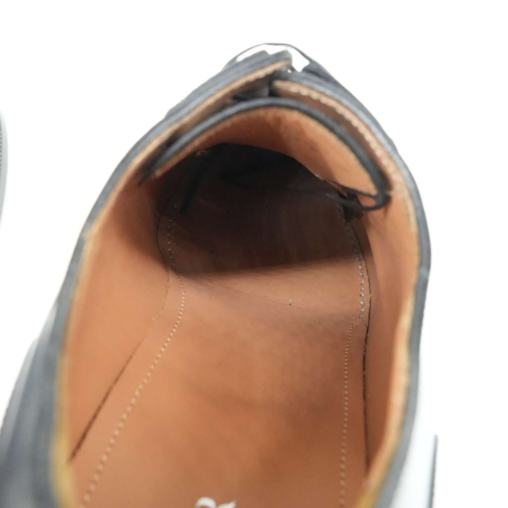 Dior Lace Up Derby Shoes Black Leather Size 44 - Image 12