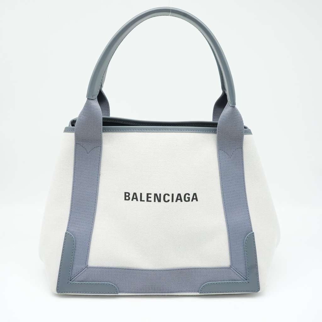 Balenciaga Navy XS Grey Cabas Bag