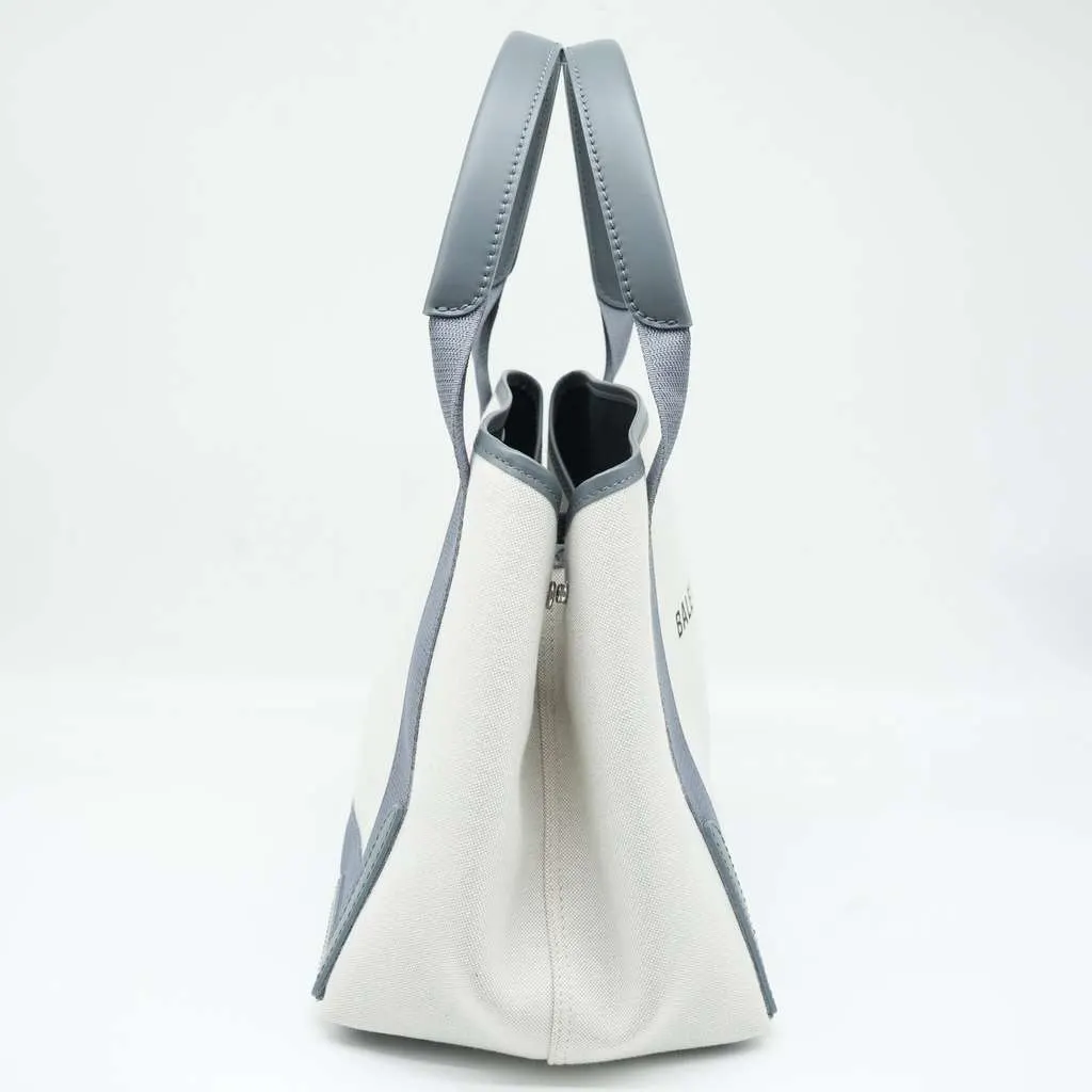 Balenciaga Navy XS Grey Cabas Bag Grey Fair - Back View