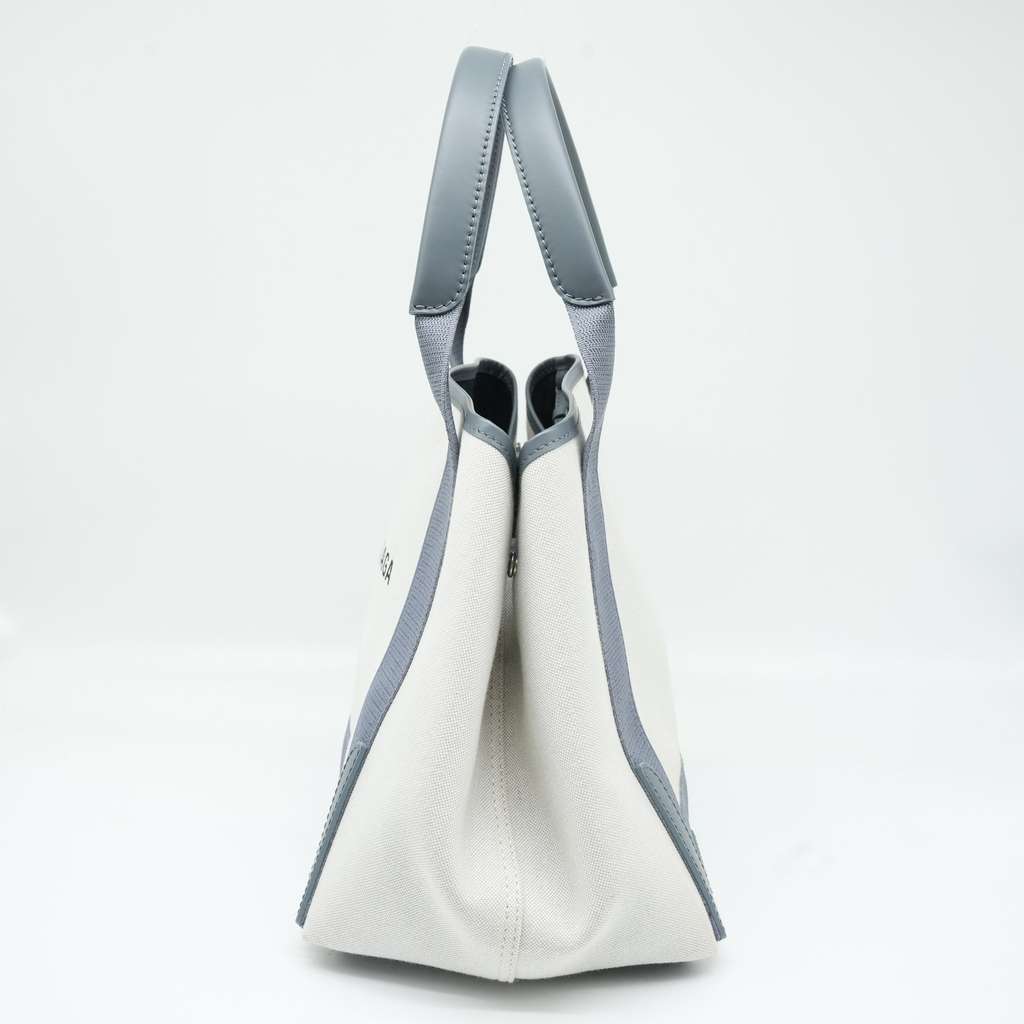 Balenciaga Navy XS Grey Cabas Bag - 4