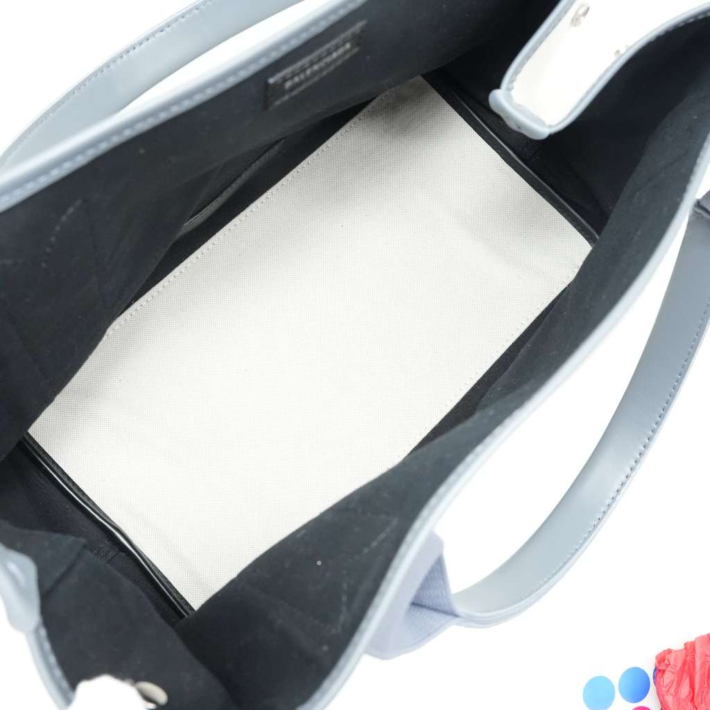 Balenciaga Navy XS Grey Cabas Bag - Image 10