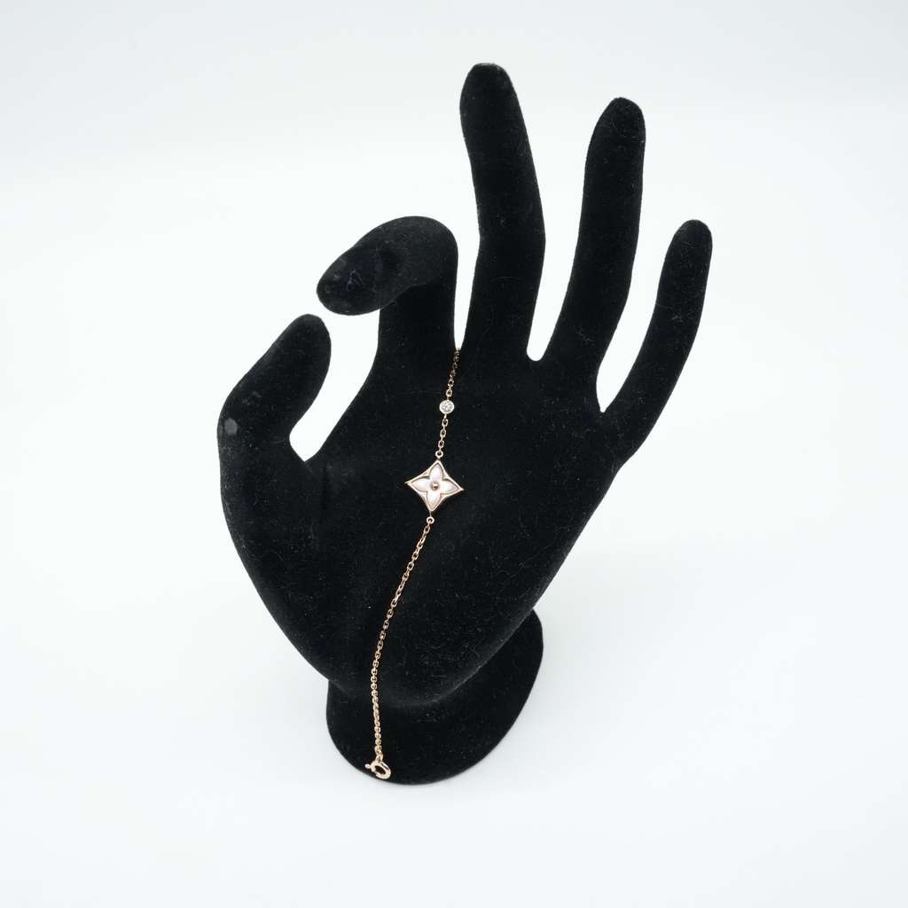 Louis Vuitton Color Blossom BB Star Bracelet, Pink Gold, White Mother-of-Pearl and Diamond - 4