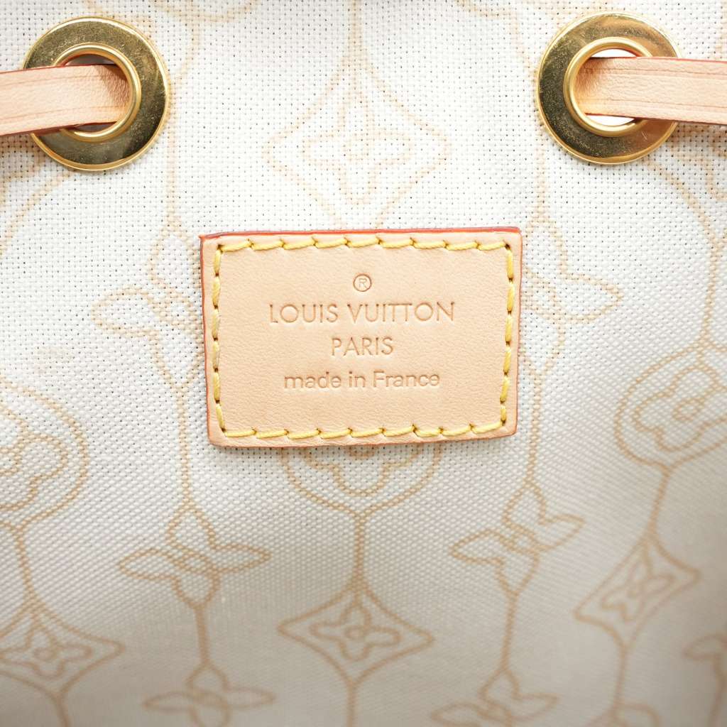 Louis Vuitton NeoNoe MM Bucket Damier Azur Canvas with Chain Print - Image 16