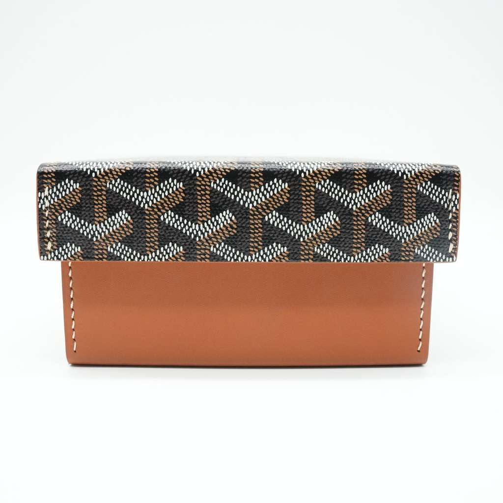 Goyard Goyardine Coffret Montres 4 Watch Box Black and Tan