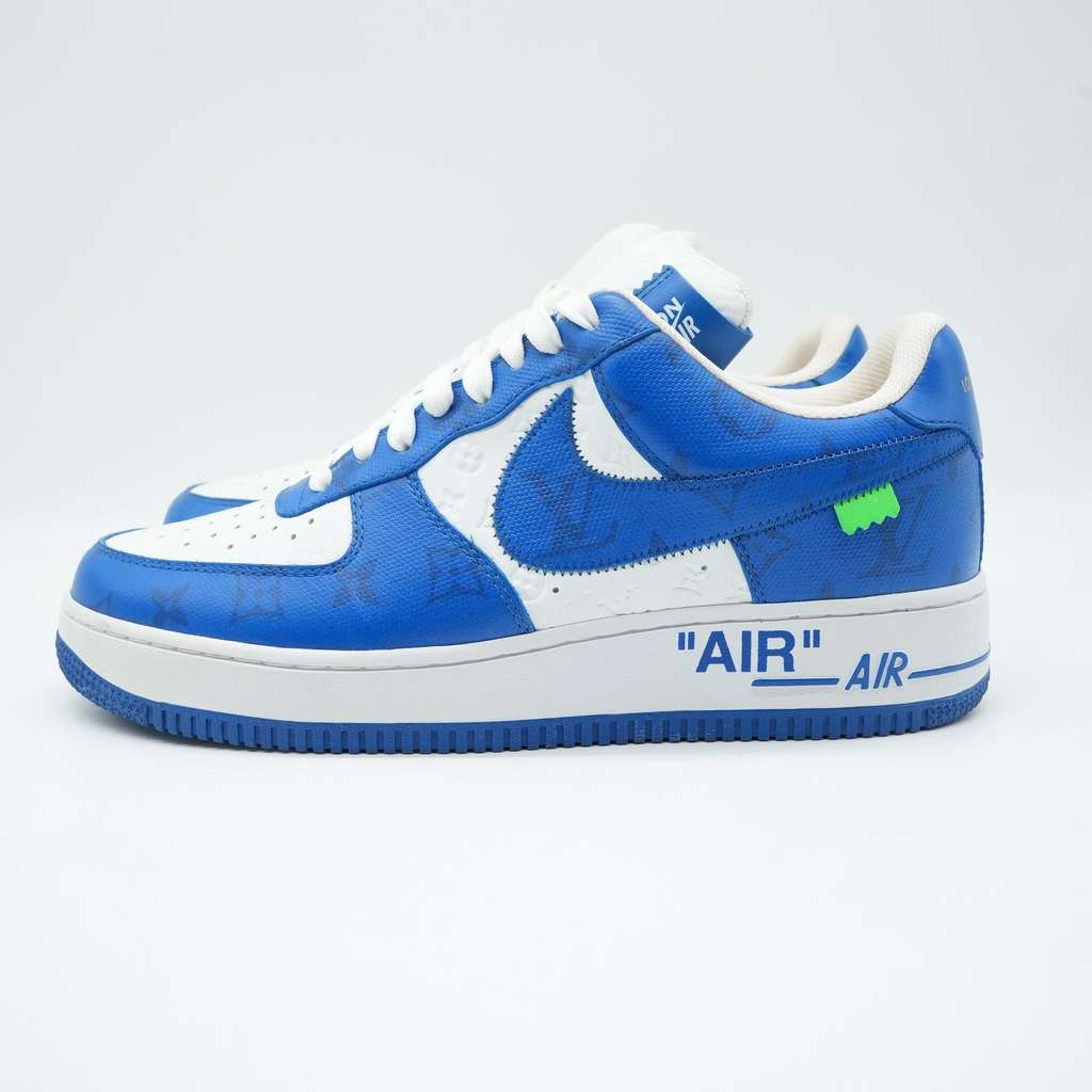 Louis Vuitton Louis Vuitton x Nike Air Force 1 Blue/White Sneaker MS0232 9(US) - Detail 1