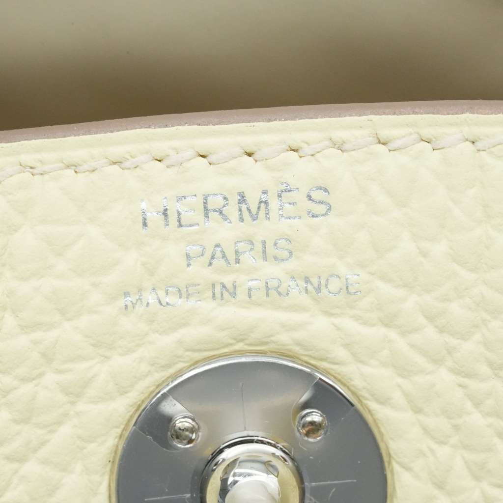 Hermès Lindy Mini Jaune Milton Taurillon Clemence Leather Shoulder Bag Year 2024 - Image 11