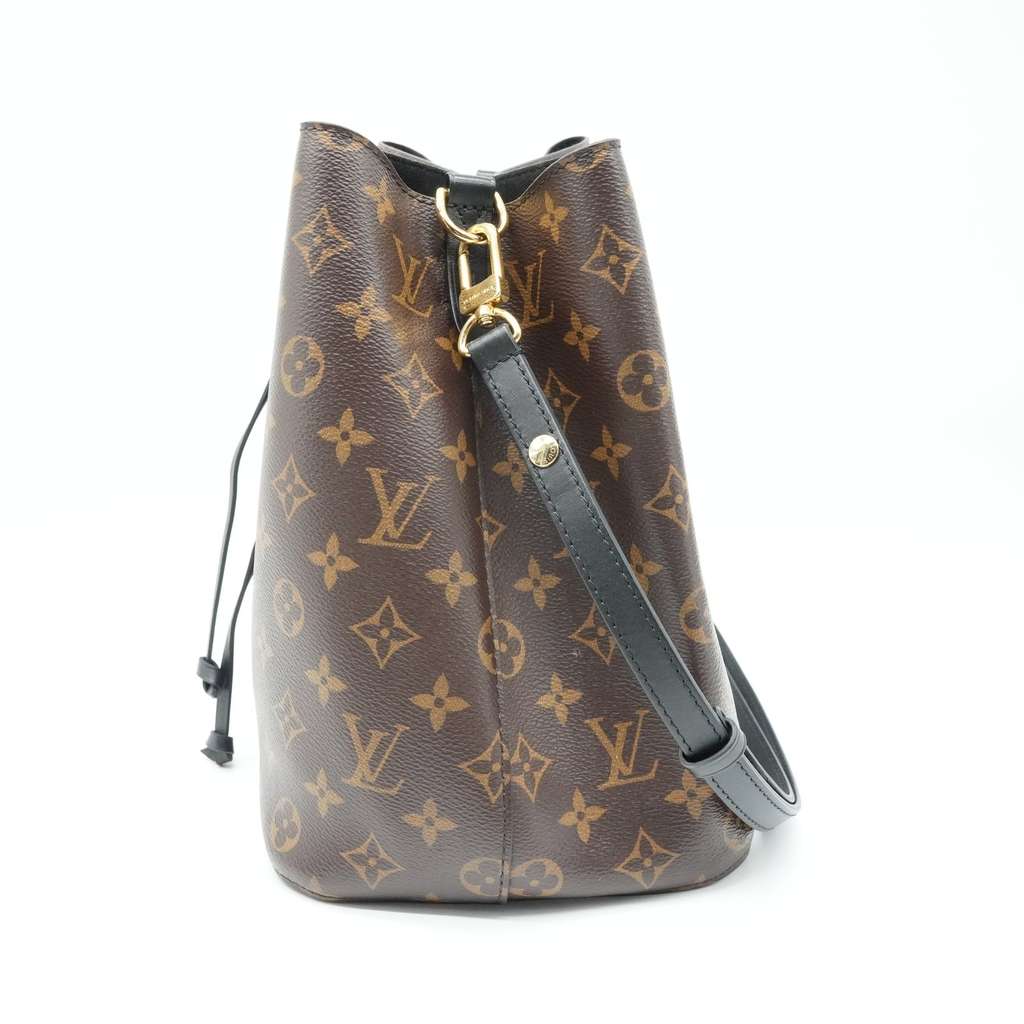 Louis Vuitton NeoNoe MM Black Bag Monogram Canvas - Image 6