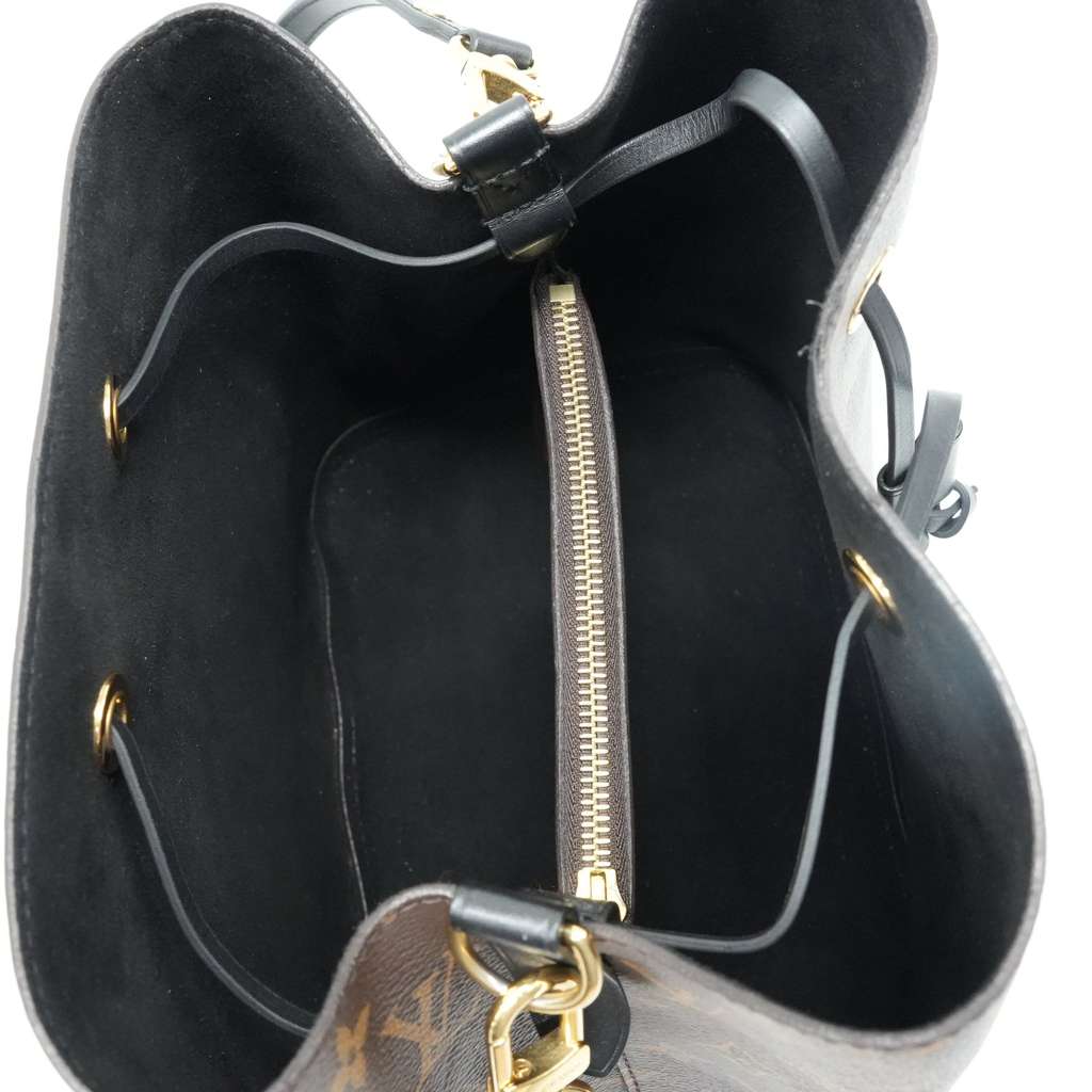 Louis Vuitton NeoNoe MM Black Bag Monogram Canvas - Image 12