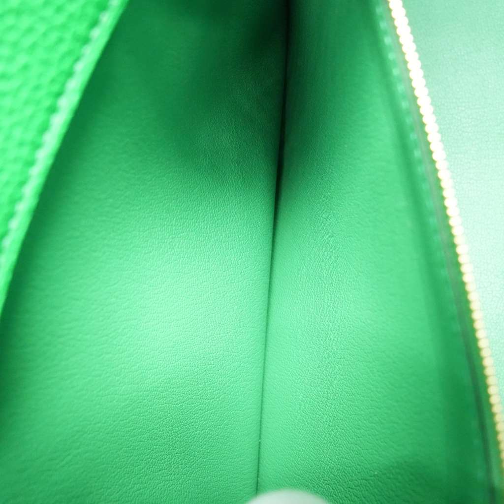 Hermès Size 35 (Stamp Y) 2020 Taurillon Clemence Leather Bambou Green Birkin - Image 18