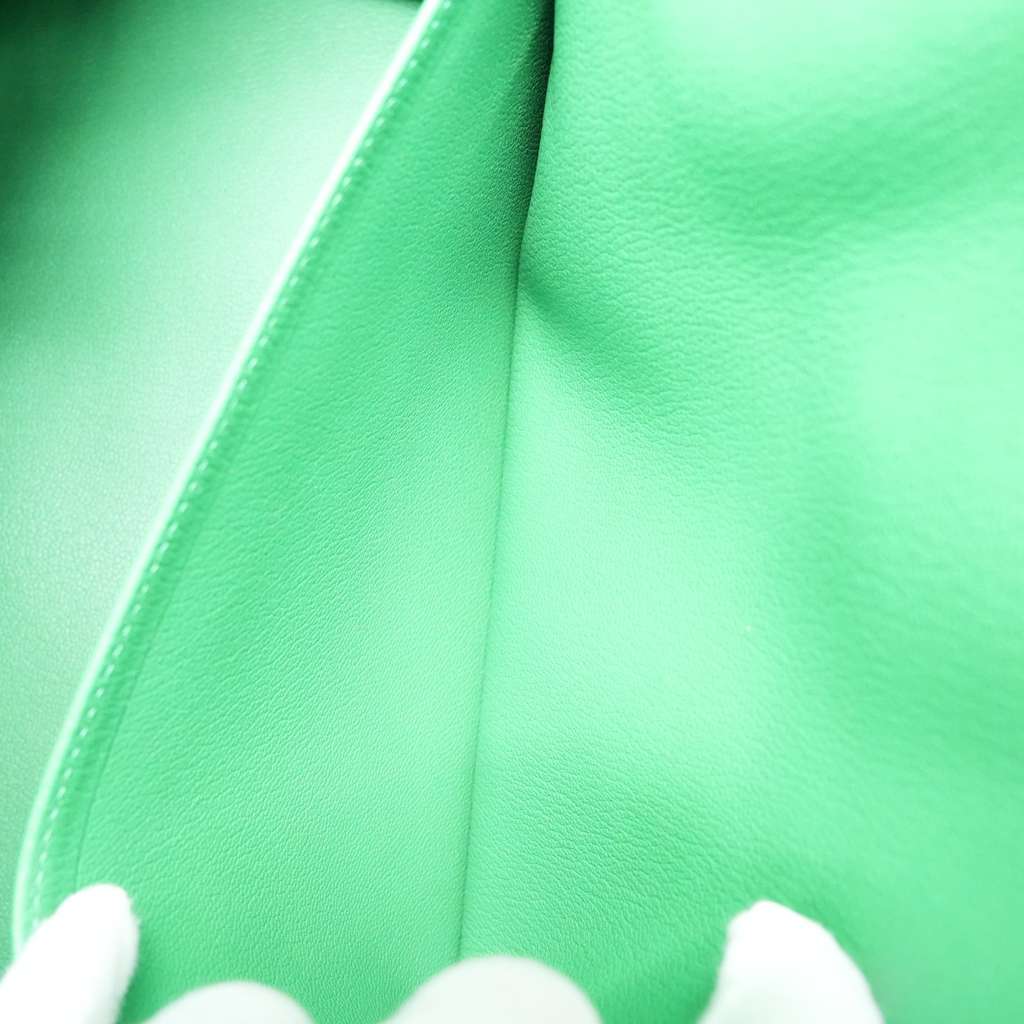 Hermès Size 35 (Stamp Y) 2020 Taurillon Clemence Leather Bambou Green Birkin - Image 20