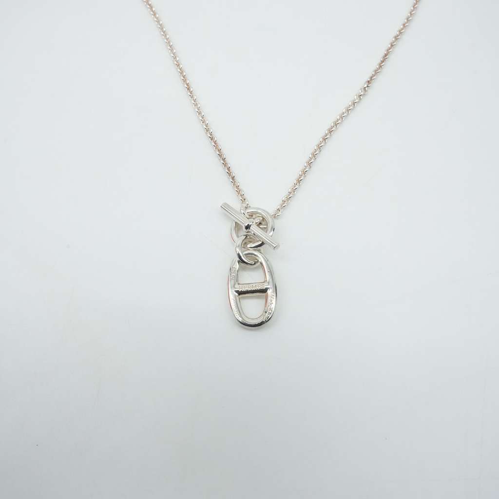Hermès Chaine d'ancre Pendant Necklace Silver - Detail 2