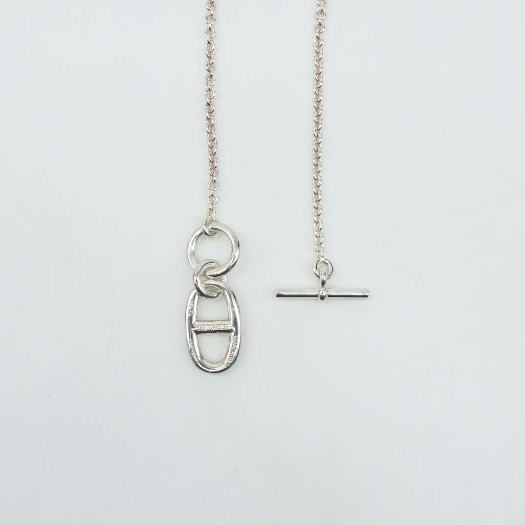 Hermès Chaine d'ancre Pendant Necklace Silver - Image 10