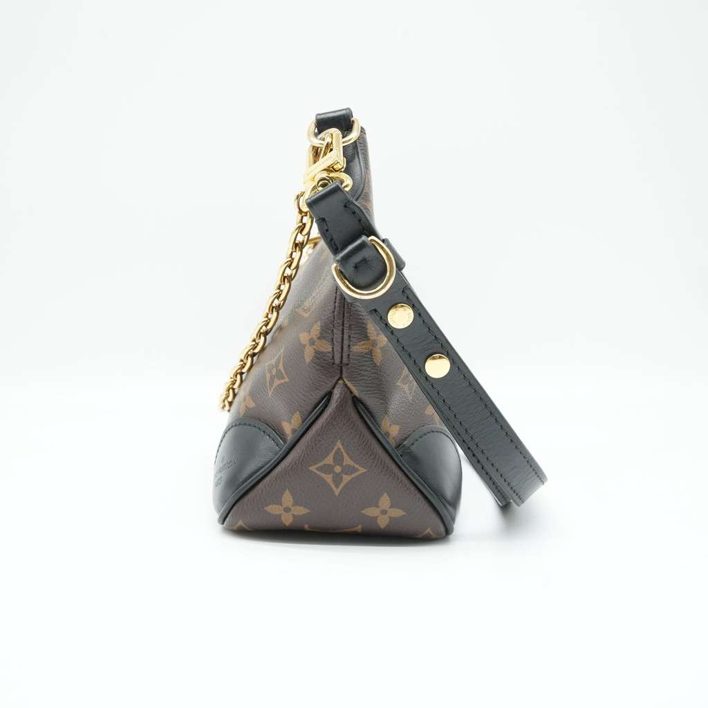 Louis Vuitton Monogram Boulogne Bag PM Black M45831 RFID - Side view