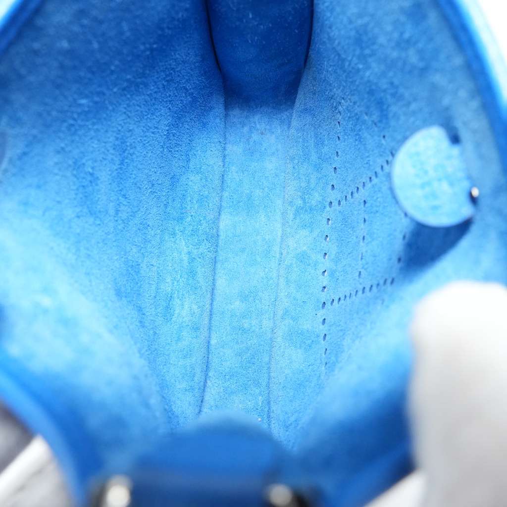 Hermès Mini Evelyne TPM Amazone Blue Hydra Taurillon Clemence Leather - Image 10