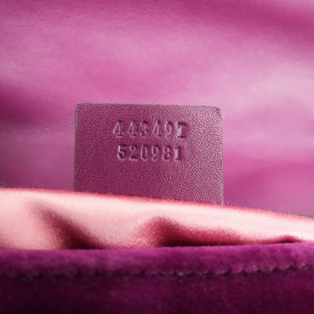 Gucci GG Marmont Shoulder Bag Matelasse Velvet - Image 15