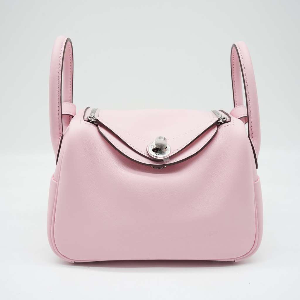 Hermès Lindy Mini Jaune Milton Taurillon Clemence Leather Shoulder Bag Year 2025