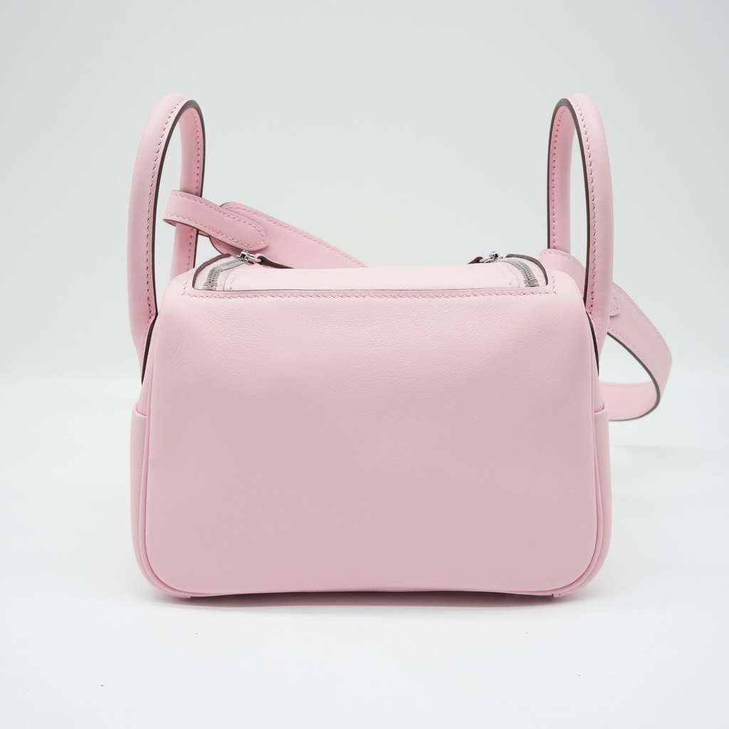 Hermès Lindy Mini Jaune Milton Taurillon Clemence Leather Shoulder Bag Year 2025 - Image 6