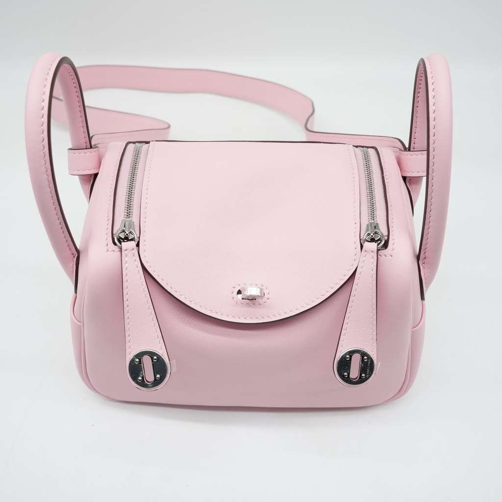 Hermès Lindy Mini Jaune Milton Taurillon Clemence Leather Shoulder Bag Year 2025 - Image 11