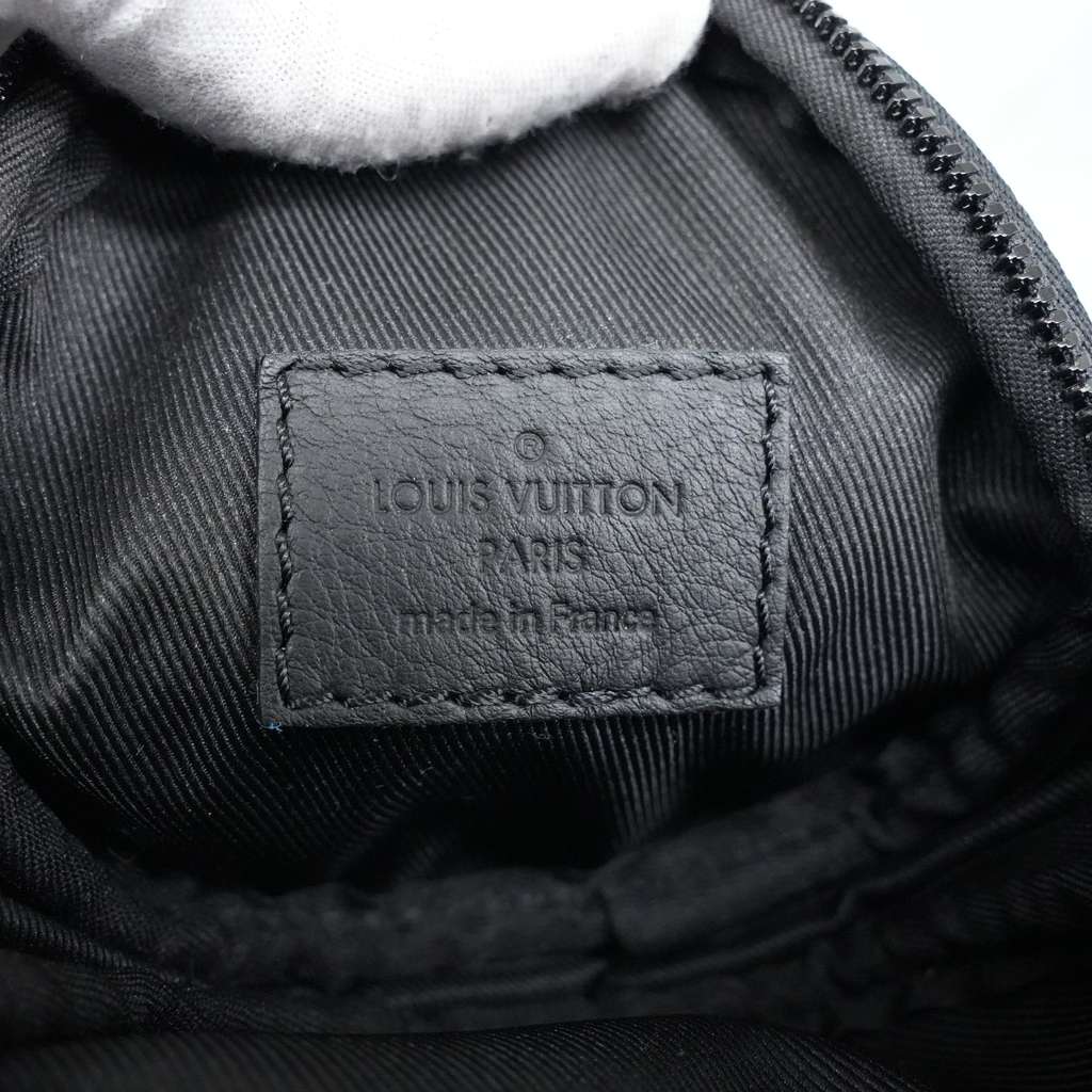 Louis Vuitton Duo Sling Bag Black Monogram Shadow Leather - Image 13