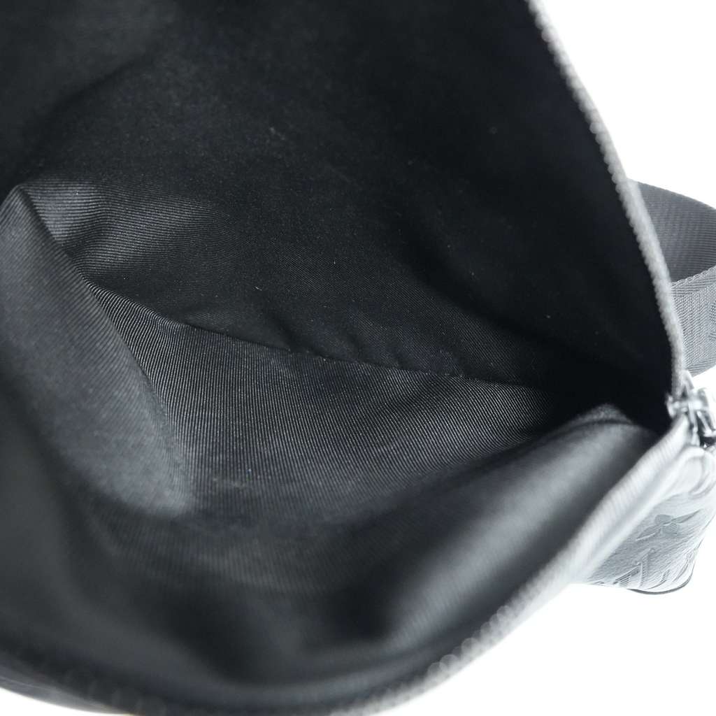 Louis Vuitton Duo Sling Bag Black Monogram Shadow Leather - Image 14