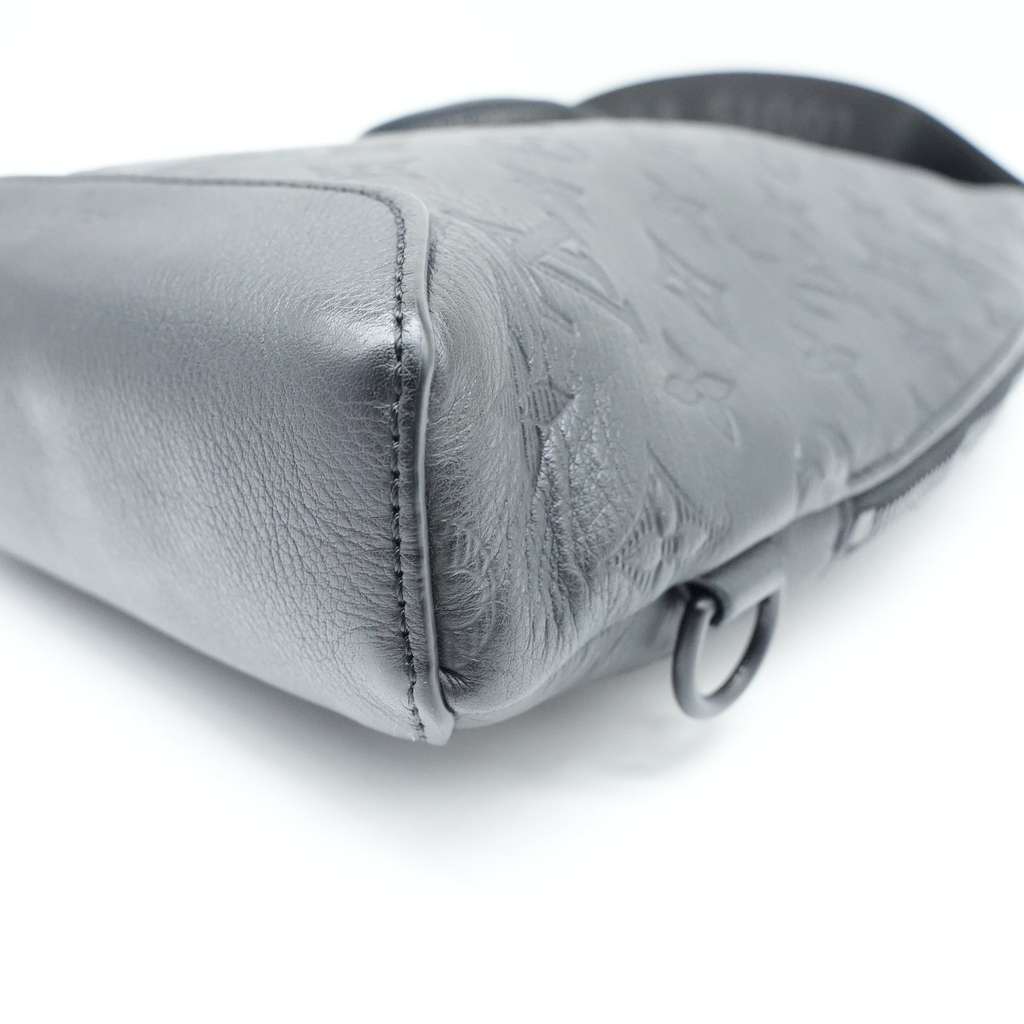 Louis Vuitton Duo Sling Bag Black Monogram Shadow Leather - Image 10