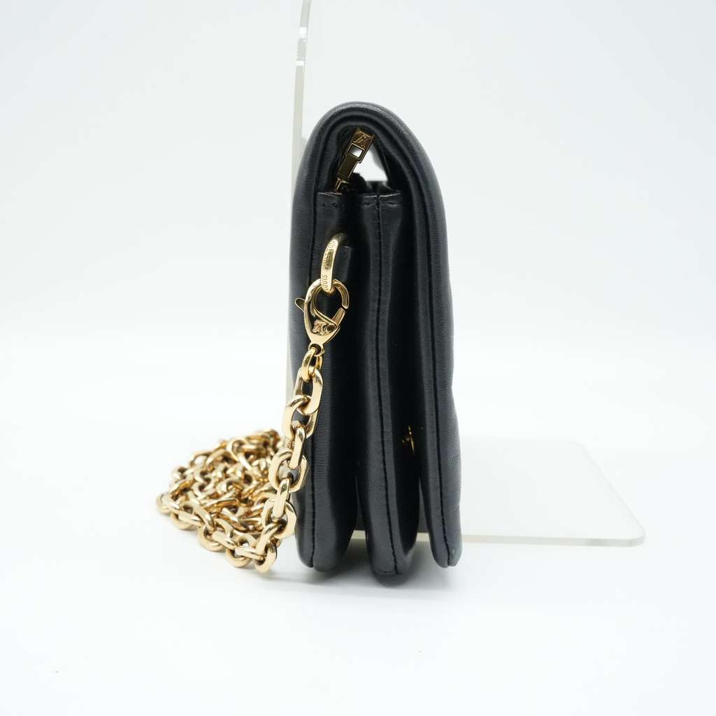 Louis Vuitton Coussin Black Bag Monogram-embossed Puffy Lambskin - Back view