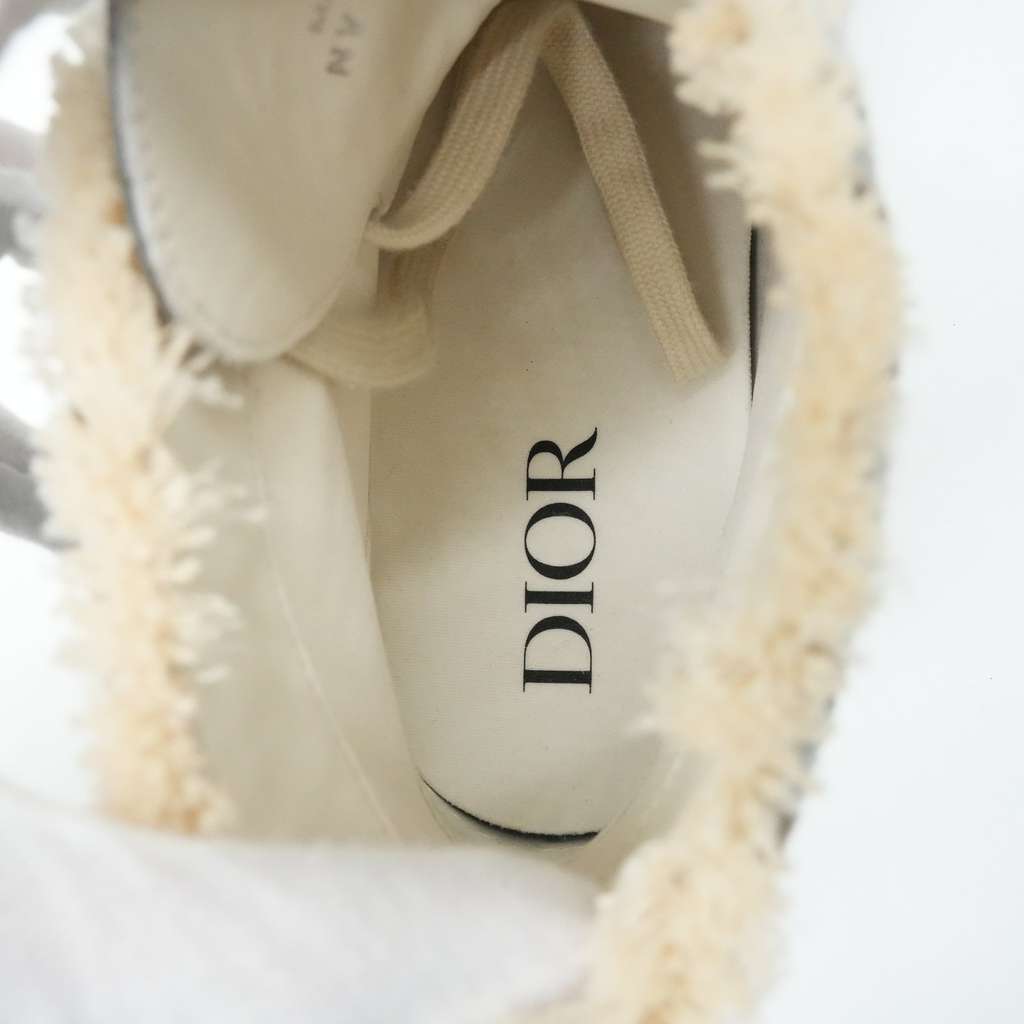 Dior B23 High-Top Sneakers in Dior Oblique Fabric Size 45 - Image 11