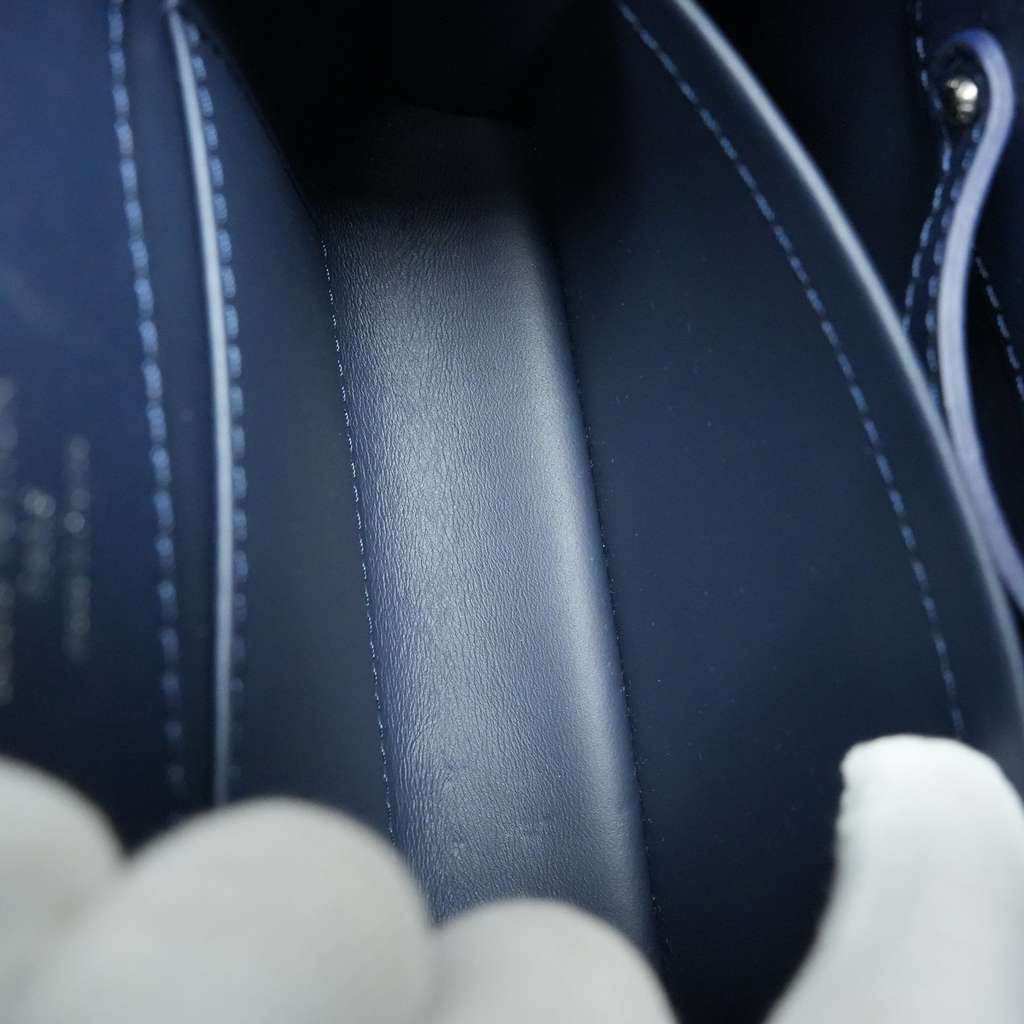 Louis Vuitton Capucines Mini Hangbag Blue In Velvet - Image 15