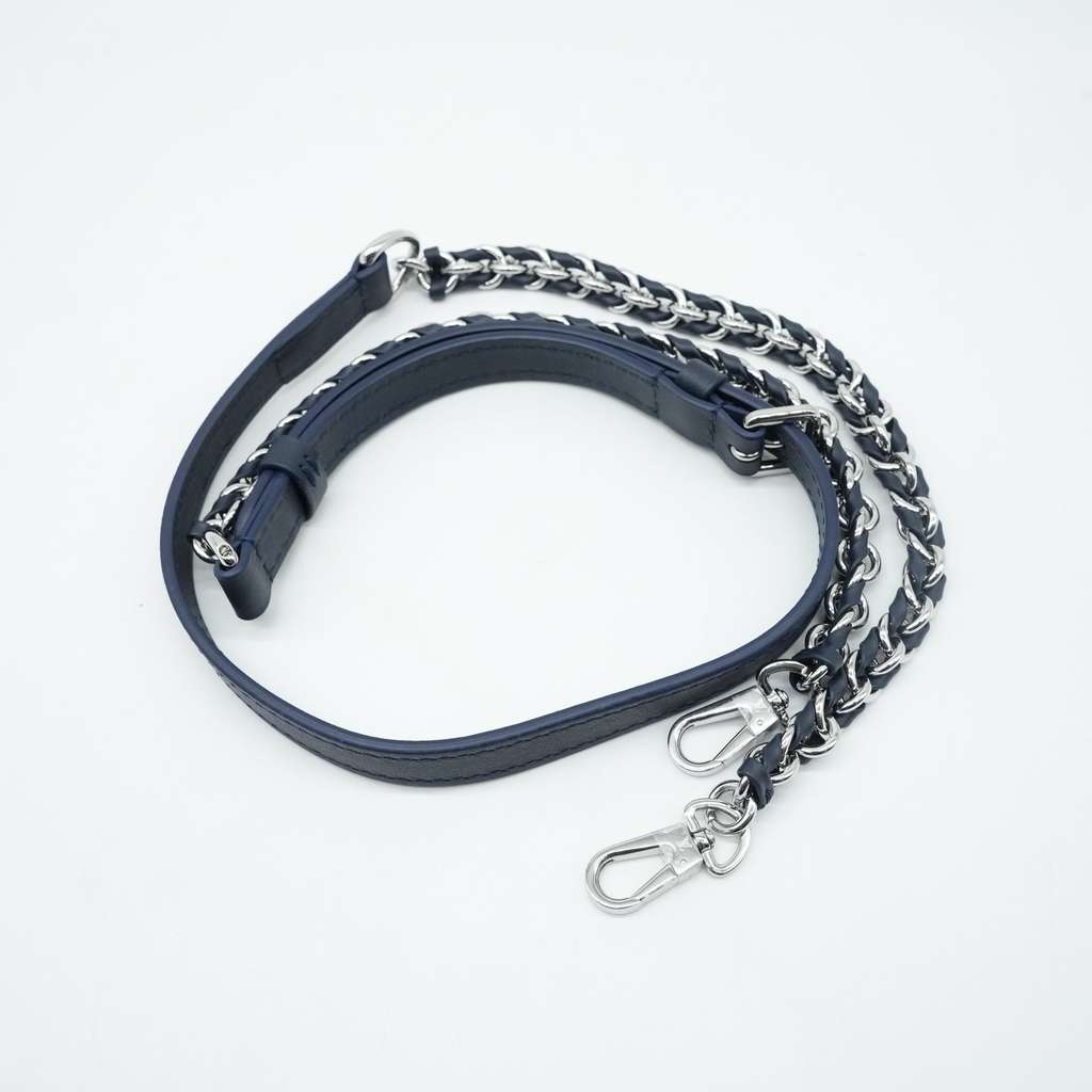 Louis Vuitton Capucines Mini Hangbag Blue In Velvet - Image 19